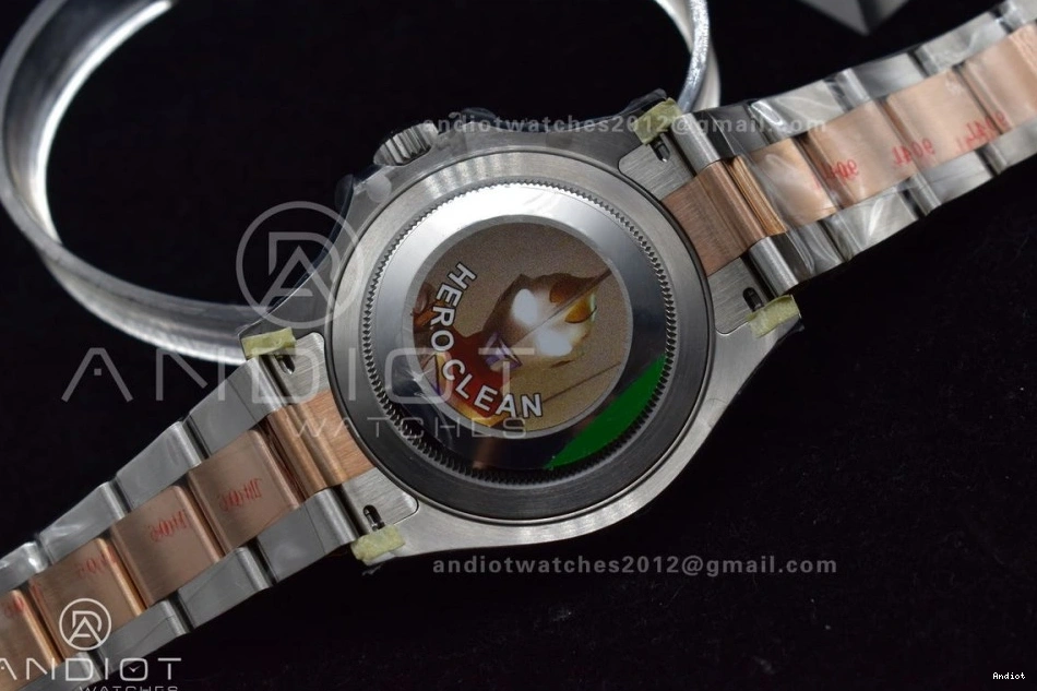 Steel Yacht-Master SS 904L Bracelet Dial 1:1 Best Gold Edition On VR3235 126621 Rose Black Clean Plated 0426